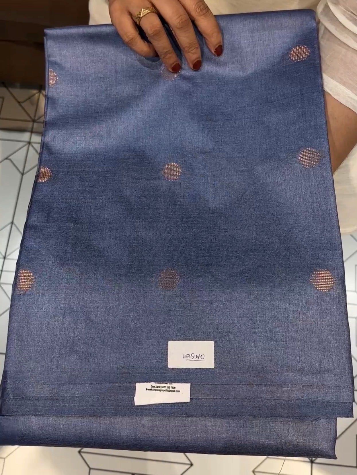 HANDLOOM TUSSUR SILK SAREES - IHA 31571