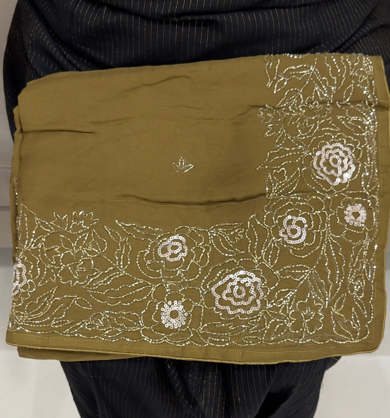HANDWORKED ORGANZA  SAREES  - HA 26351