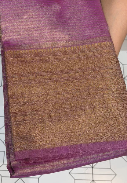 BANARASI TISSUE SAREES - IHA 17269