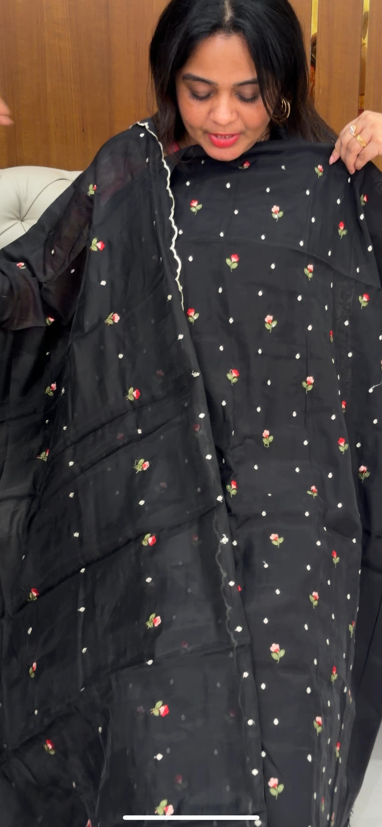 MALAI CHANDERI UNSTITCHED SALWAR SUITS - IHA 29573