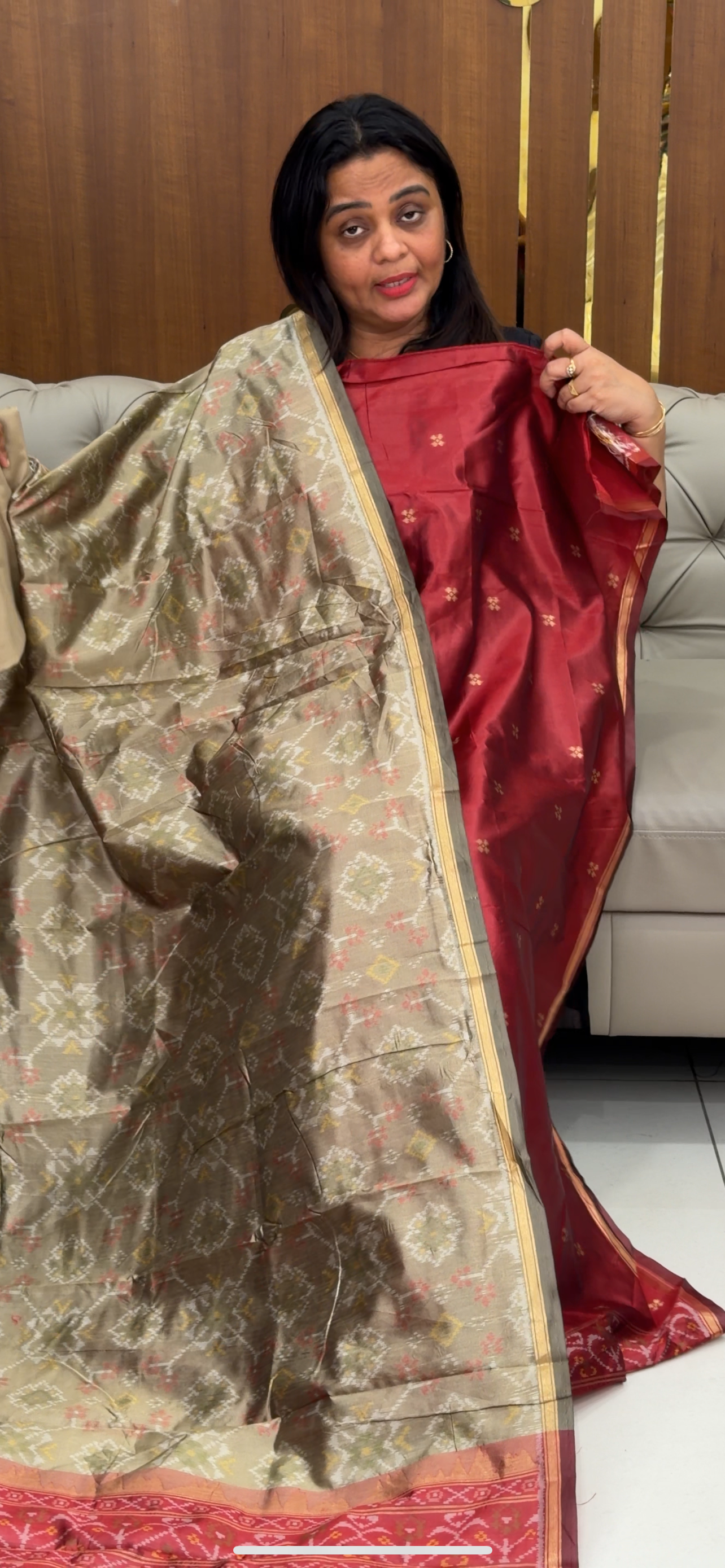 SEMI RAW SILK UNSTITCHED SALWAR SUITS - IHA 29319