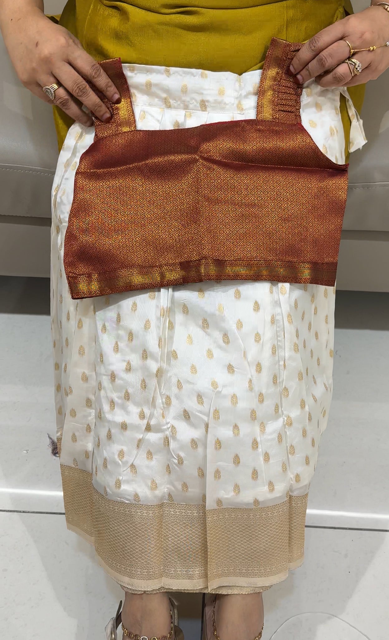 KIDS CROP TOP AND SKIRTS - IHA 24970