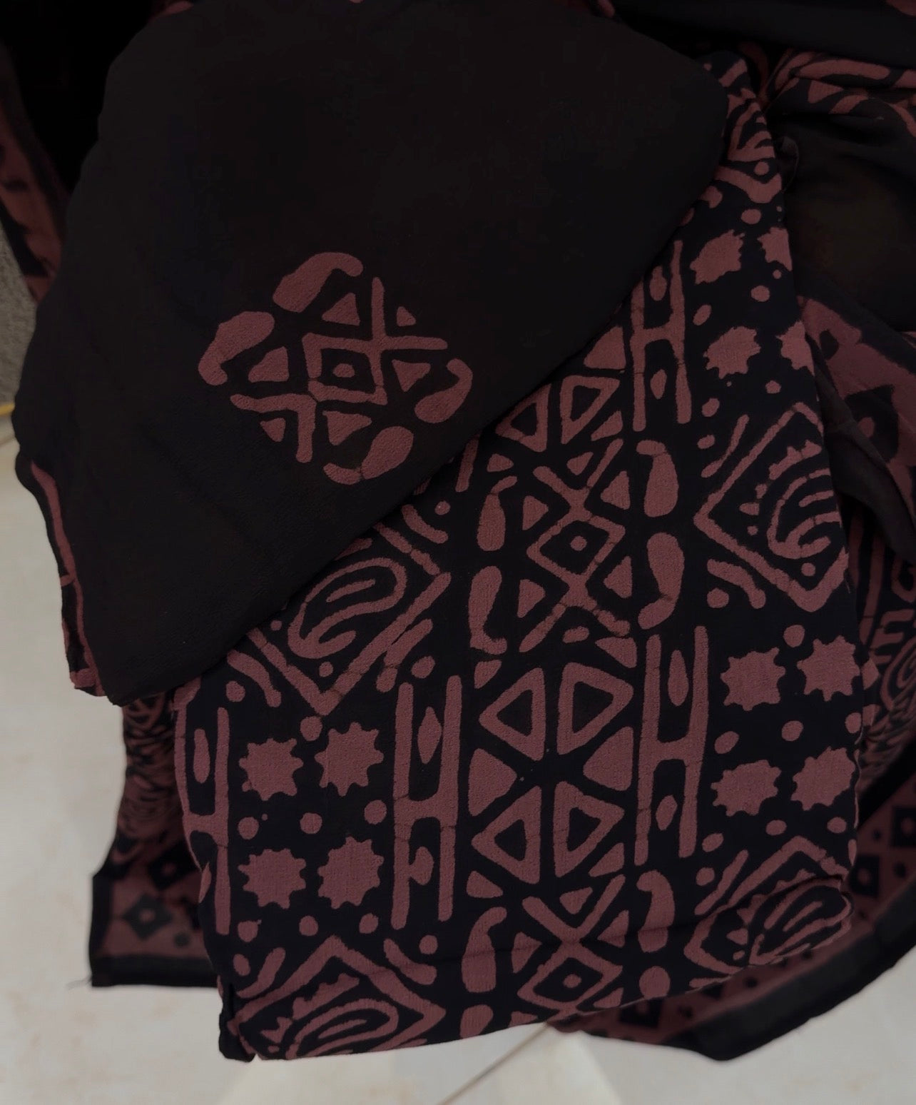 BATIK PRINTED UNSTITCHED SALWAL SUITS -IHA 33472