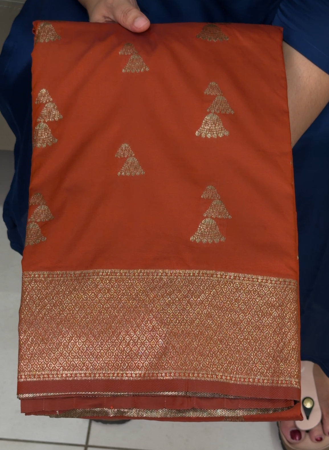 SEMI BANARASI SAREES - IHA 29047