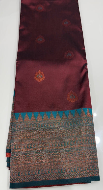 SEMI SOFT SILK SAREES - IHA 17190