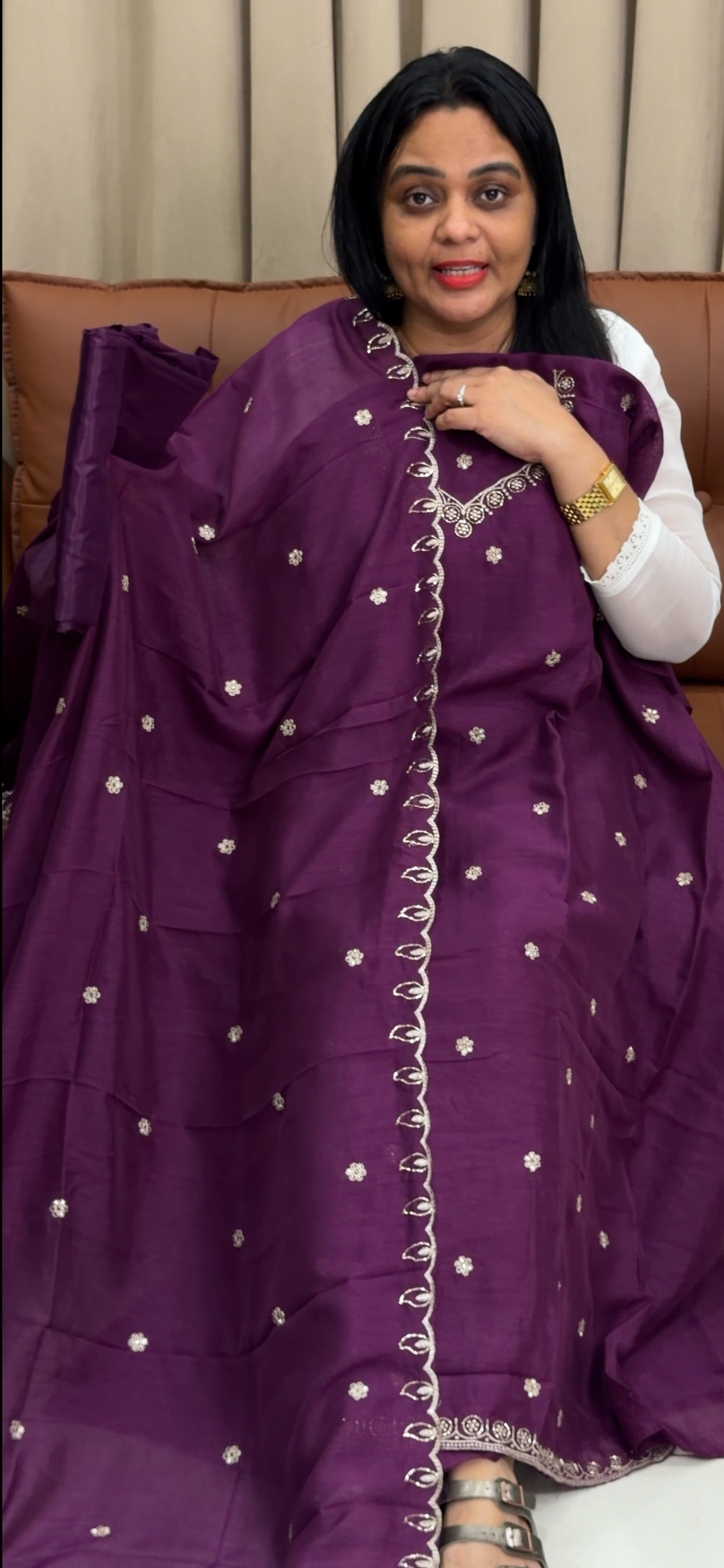 SEMI SILK UNSTITCHED SALWAR SUITS - IHA 35764