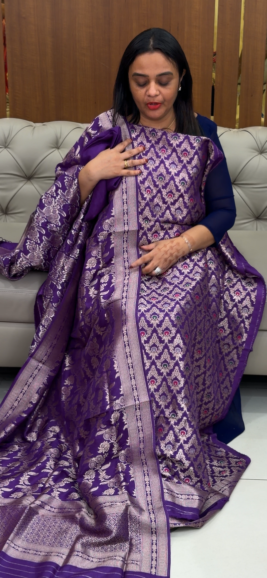 BANARSI UNSTITCHED SALWAR SUITS - IHA 31899