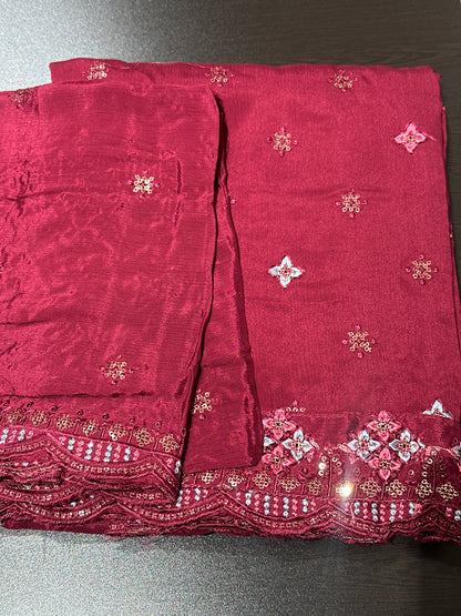 OFFER SALES UNSTITCHED SALWAR SUITS -  IHA 34160