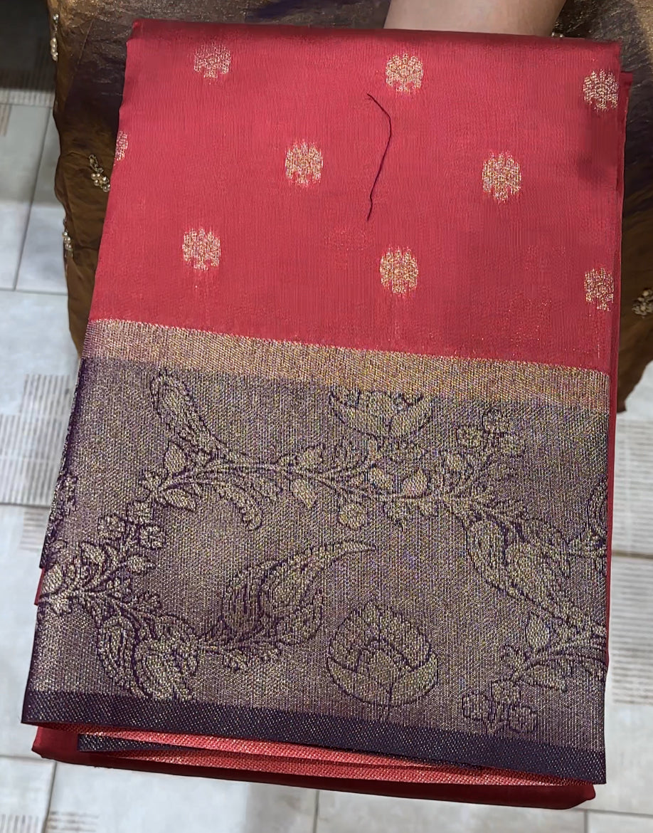 SEMI SILK SAREES - IHA 22708