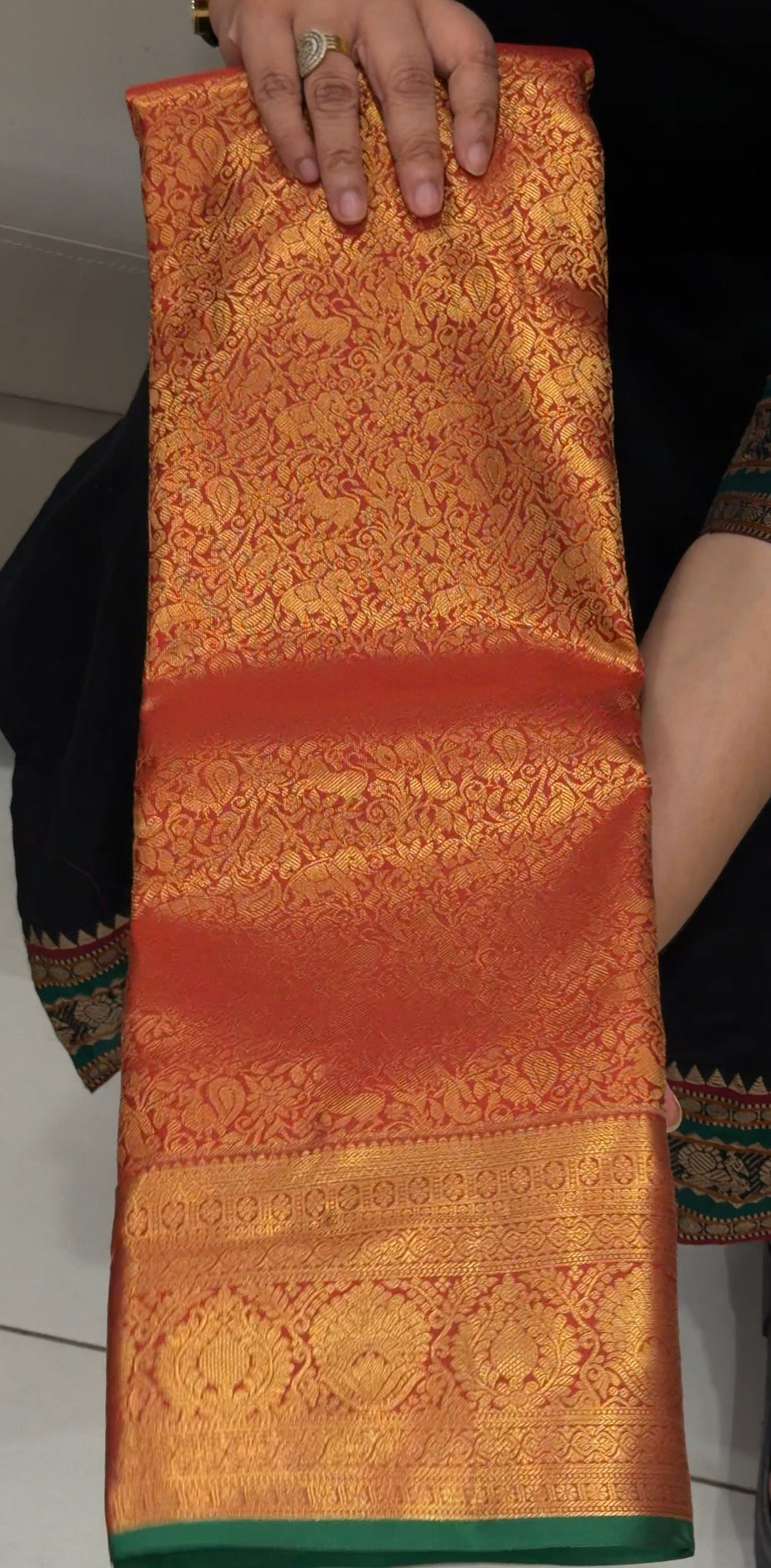 DESIGNER BROCADE SAREES - IHA 28698