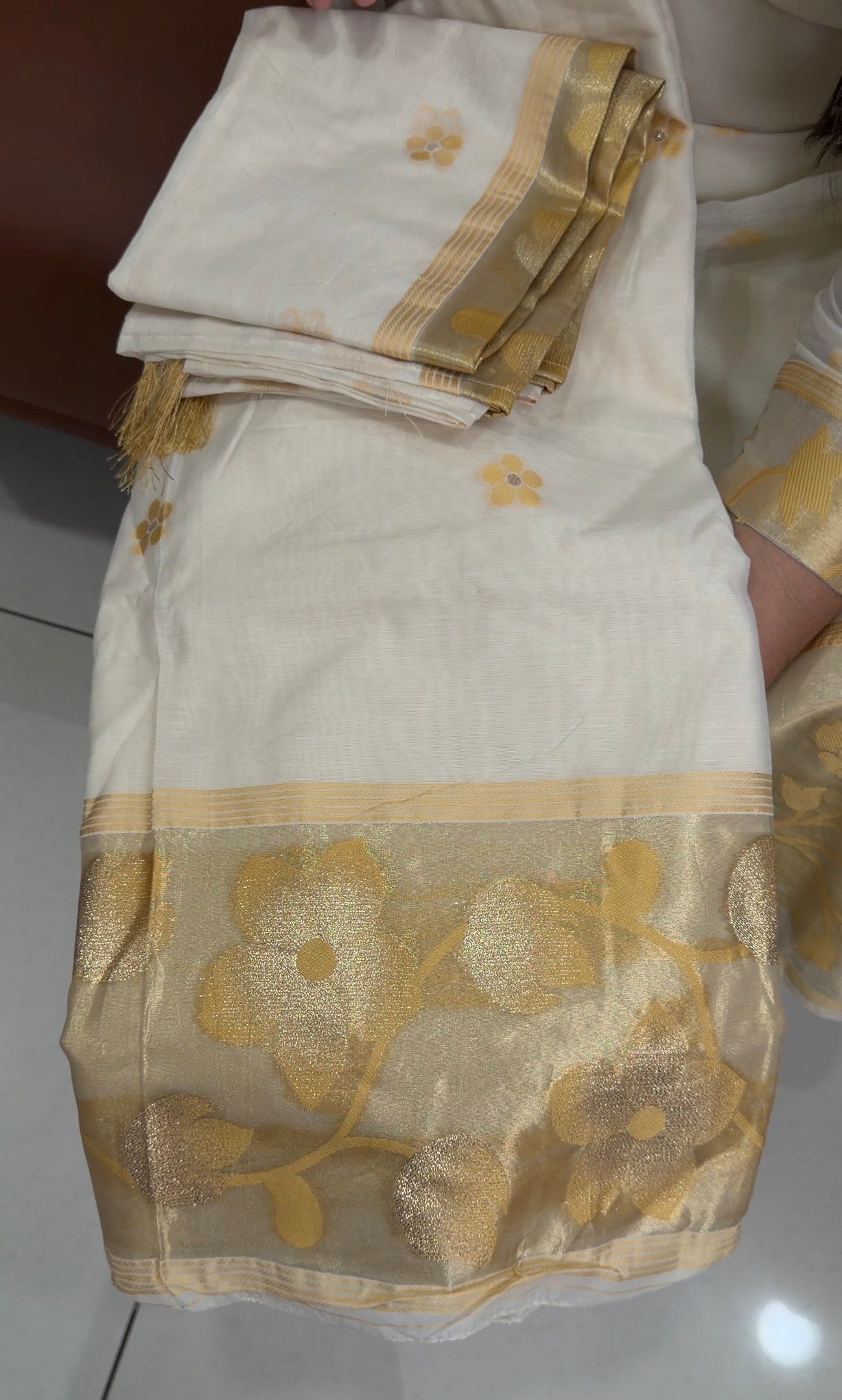 JAMDANI UNSTITCHED SALWAR SUITS - IHA 34345
