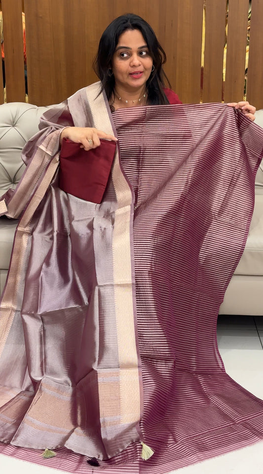 TISSUE BANARASI UNSTITCHED SALWAR SUITS - IHA 28680