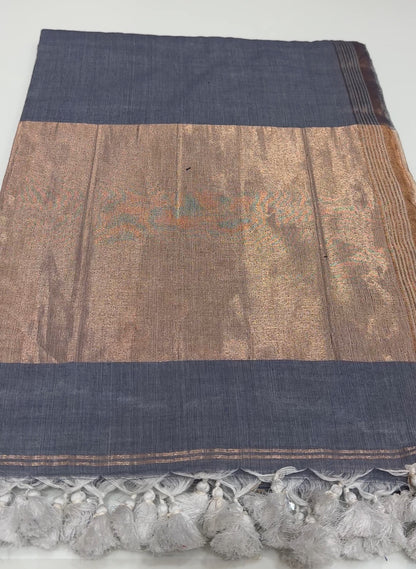 KHADDI COTTON SAREE - IHA 16967