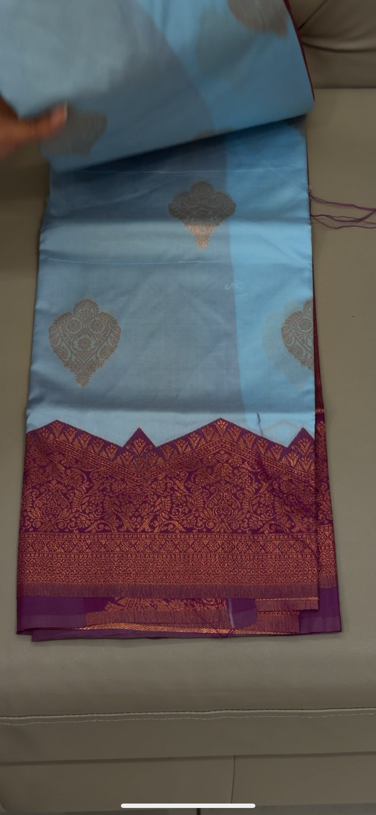 SEMI KANCHIPURAM SAREES - IHA 28758
