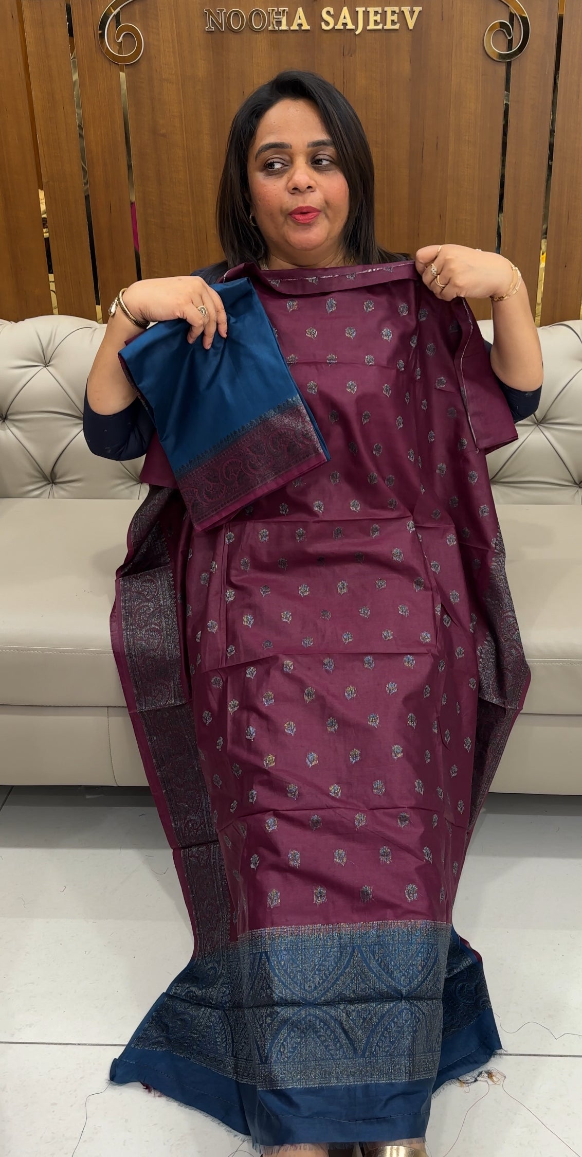 TUSSUR BANARASI UNSTITCHED SALWAR SUITS - IHA 25779