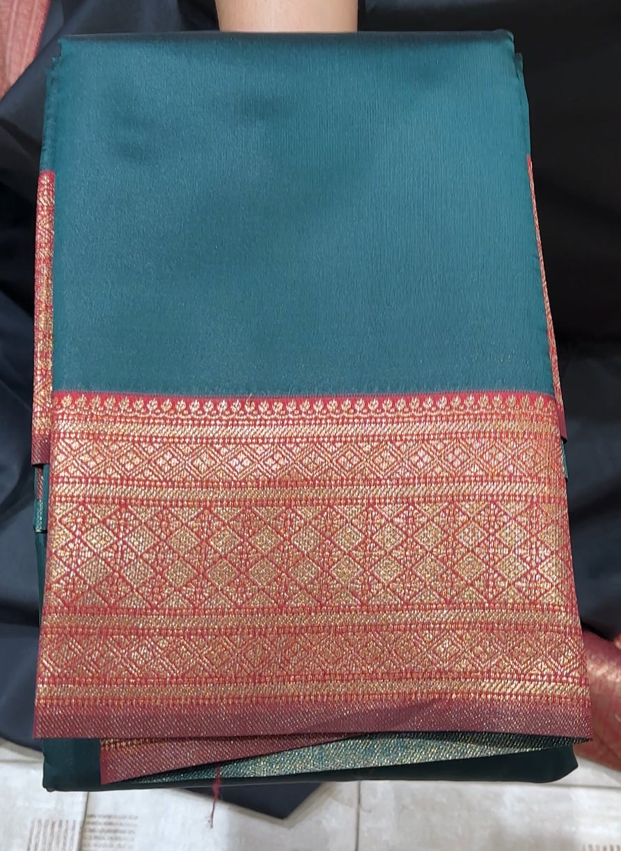 SEMI SILK SAREES - IHA 22840