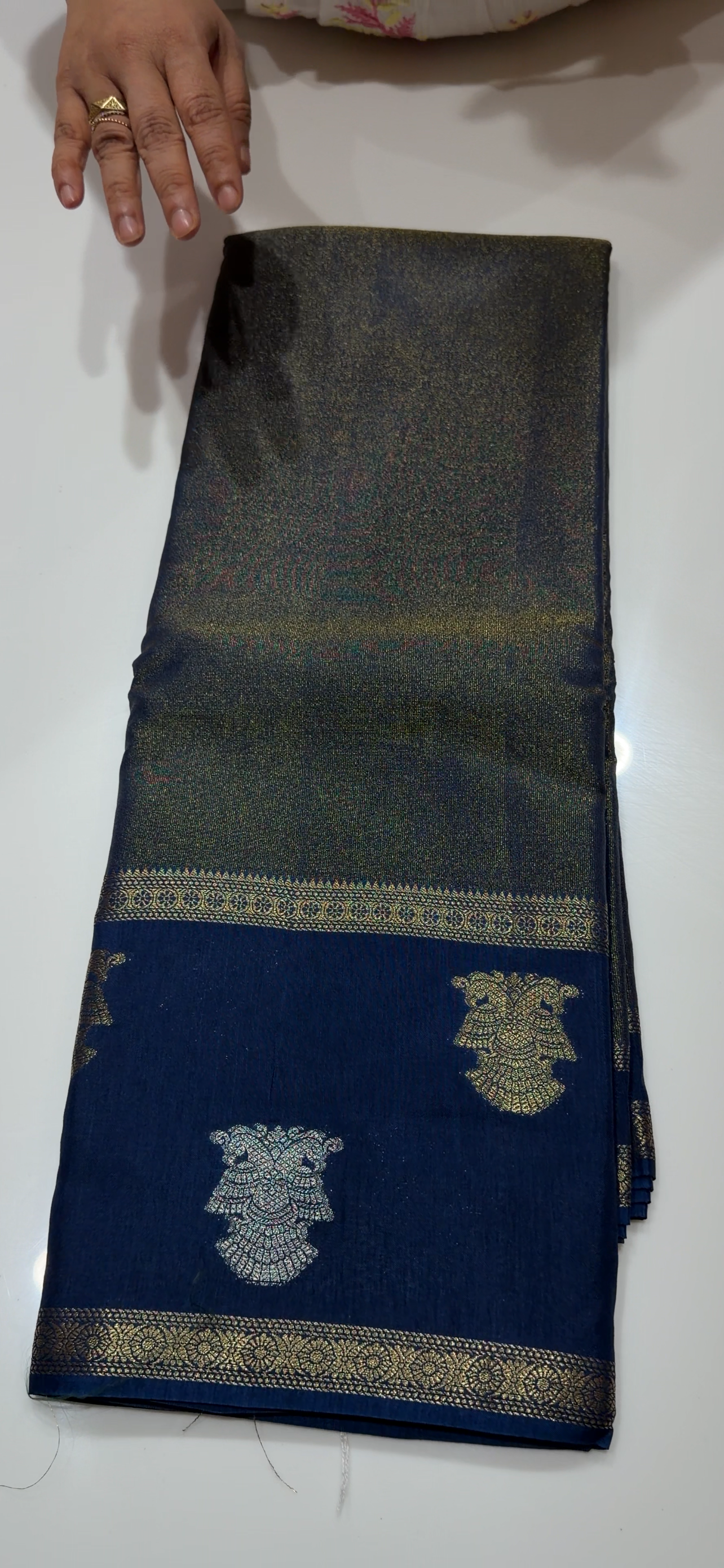 BANARASI TISSUE SAREES - IHA 34538