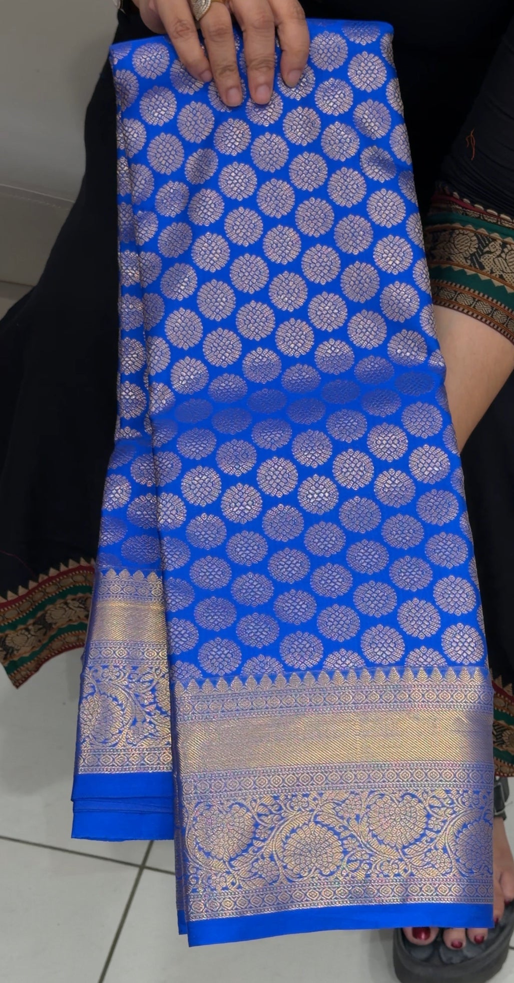 DESIGNER BROCADE SAREES - IHA 28698