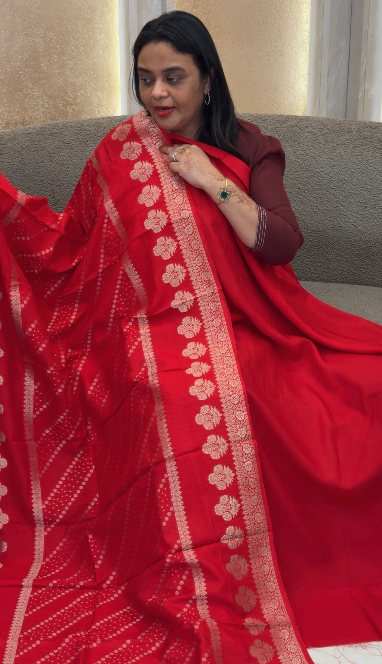 DOLA SILK UNSTITCHED SALWAR SUITS - IHA 33316
