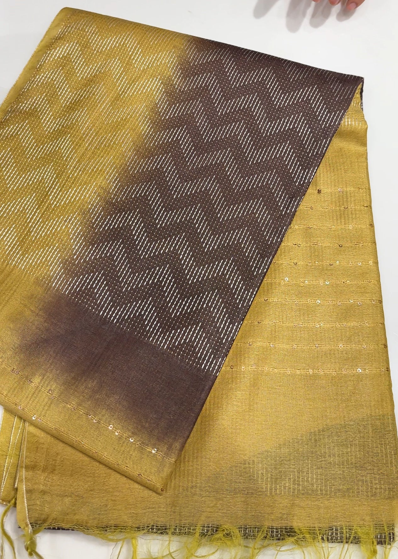 SEMI TUSSUR SAREES - IHA 27870
