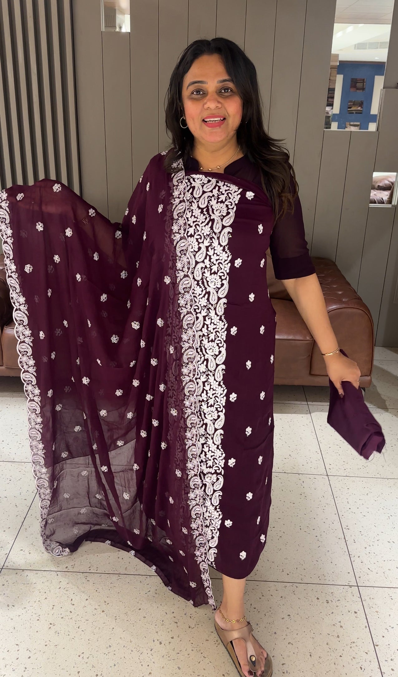 FORWARD LUCKNOWI UNSTITCHED SALWAR SUITS - IHA 27127