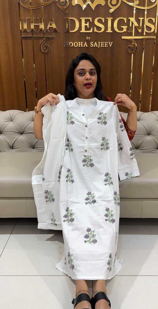 COTTON PRINTED TOP AND BOTTOM - IHA 24500