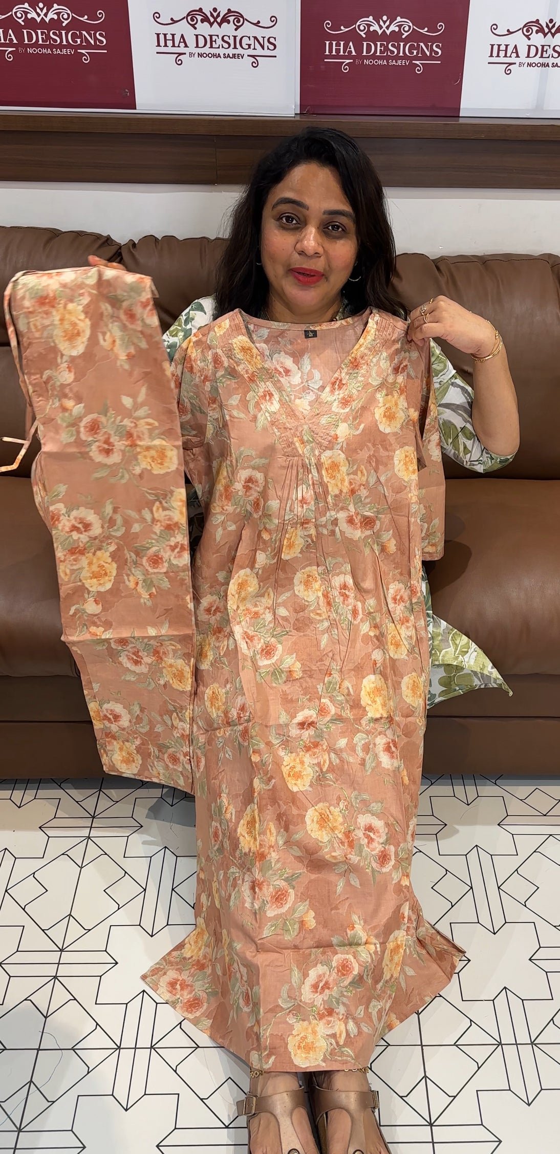 PRINTED COTTON CO-ORDS SETS - IHA 26254