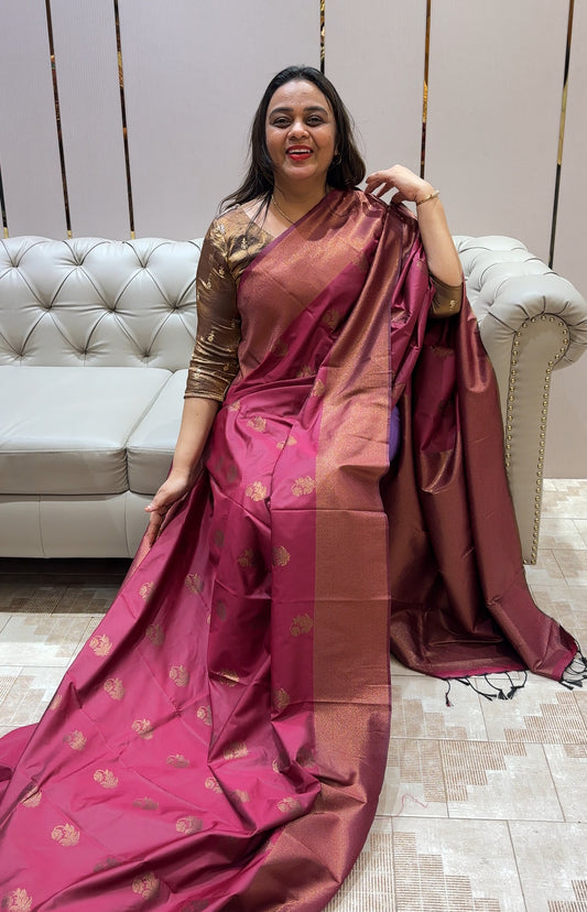 SEMI SOFT SILK SAREES - IHA 22725