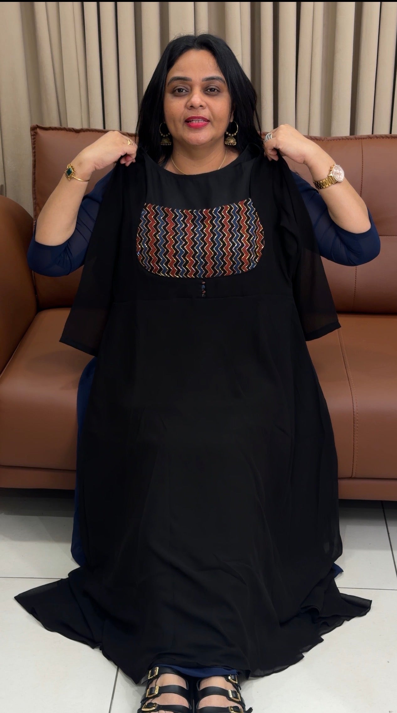 IHA'S IN-HOUSE HANDWORKED ALINE TOPS - 34544