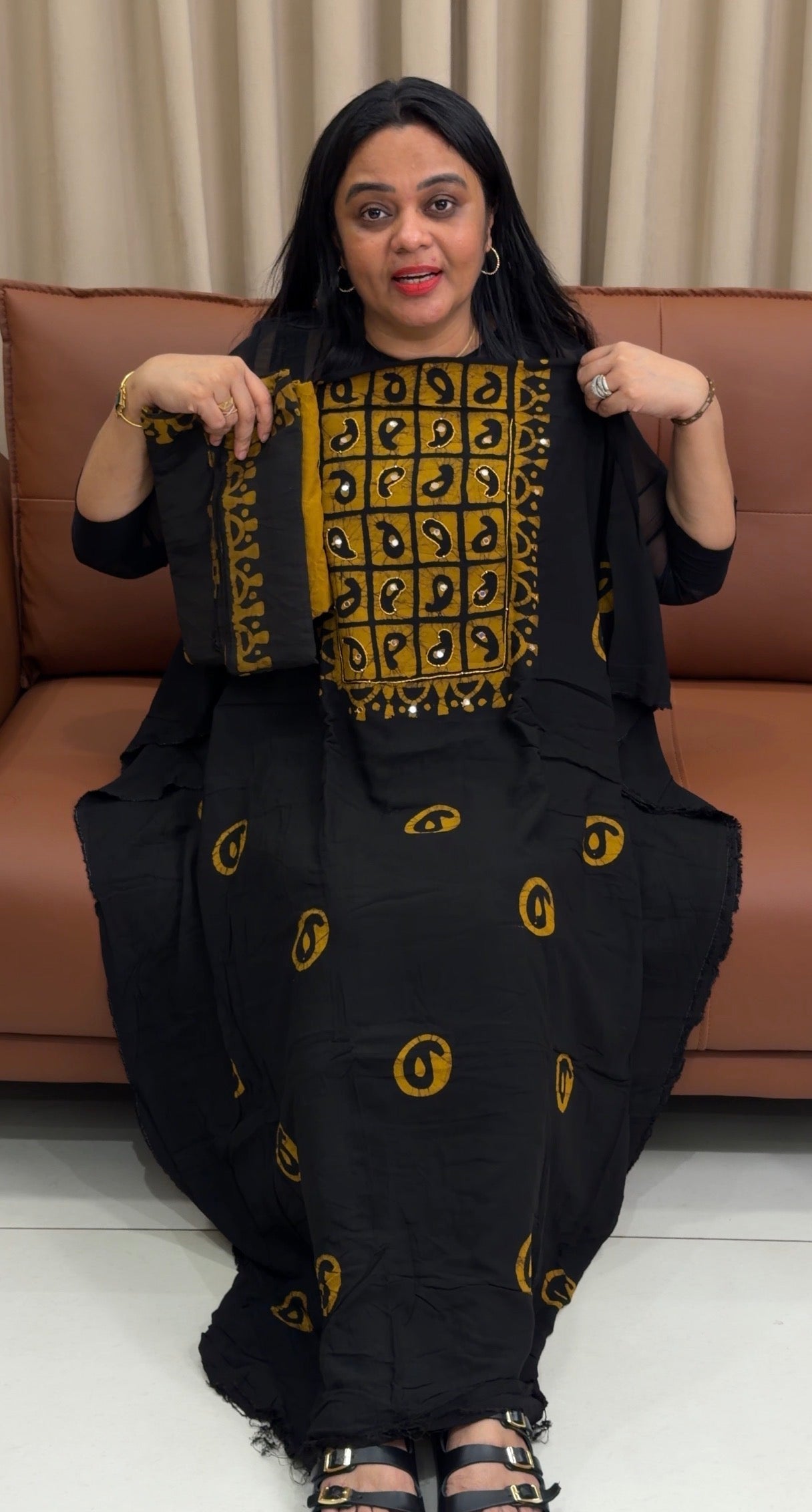 BATIK PRINTED UNSTITCHED SALWAR SUITS - IHA 35212