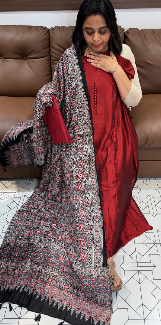 SEMI RAW SILK UNSTITCHED SALWAR SUITS - IHA 26720