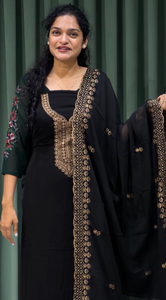 BUDGET BUY UNSTITCHED SALWAR SUITS - IHA 33186
