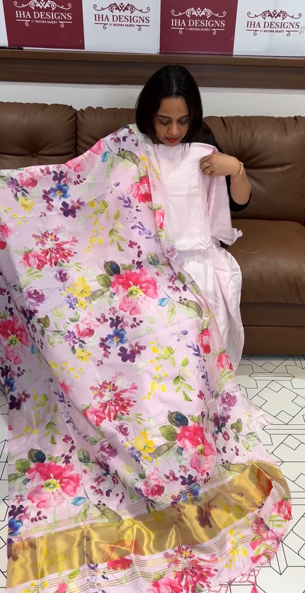 SEMI RAW SILK UNSTITCHED SALWAR SUITS - IHA 22394