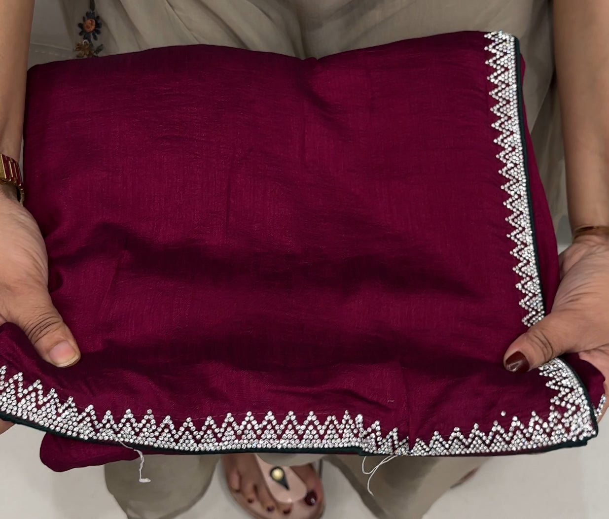 SEMI RAW SILK SAREES - IHA 27036