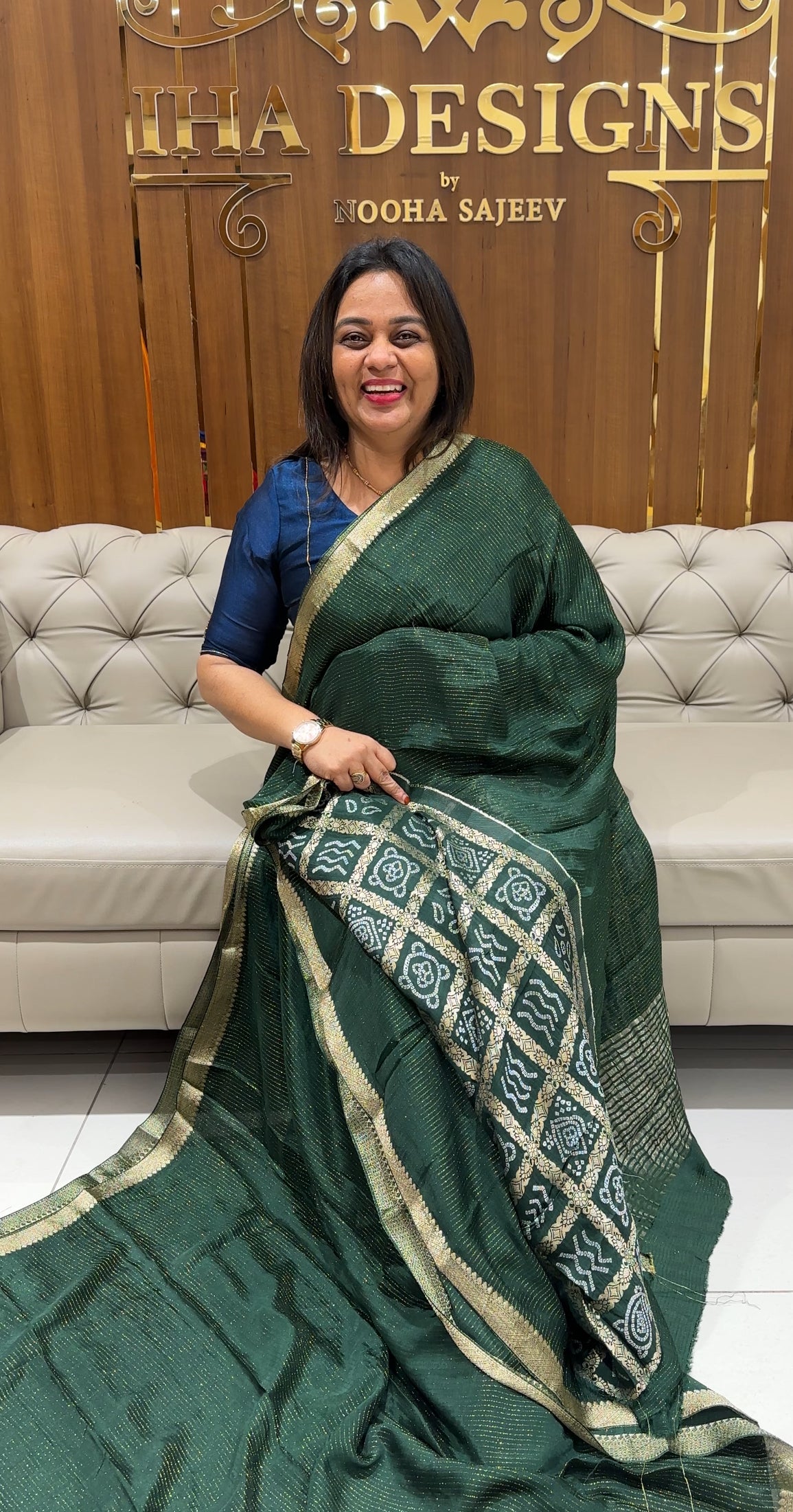 PLATINUM CHIFFON SAREES - IHA 24421