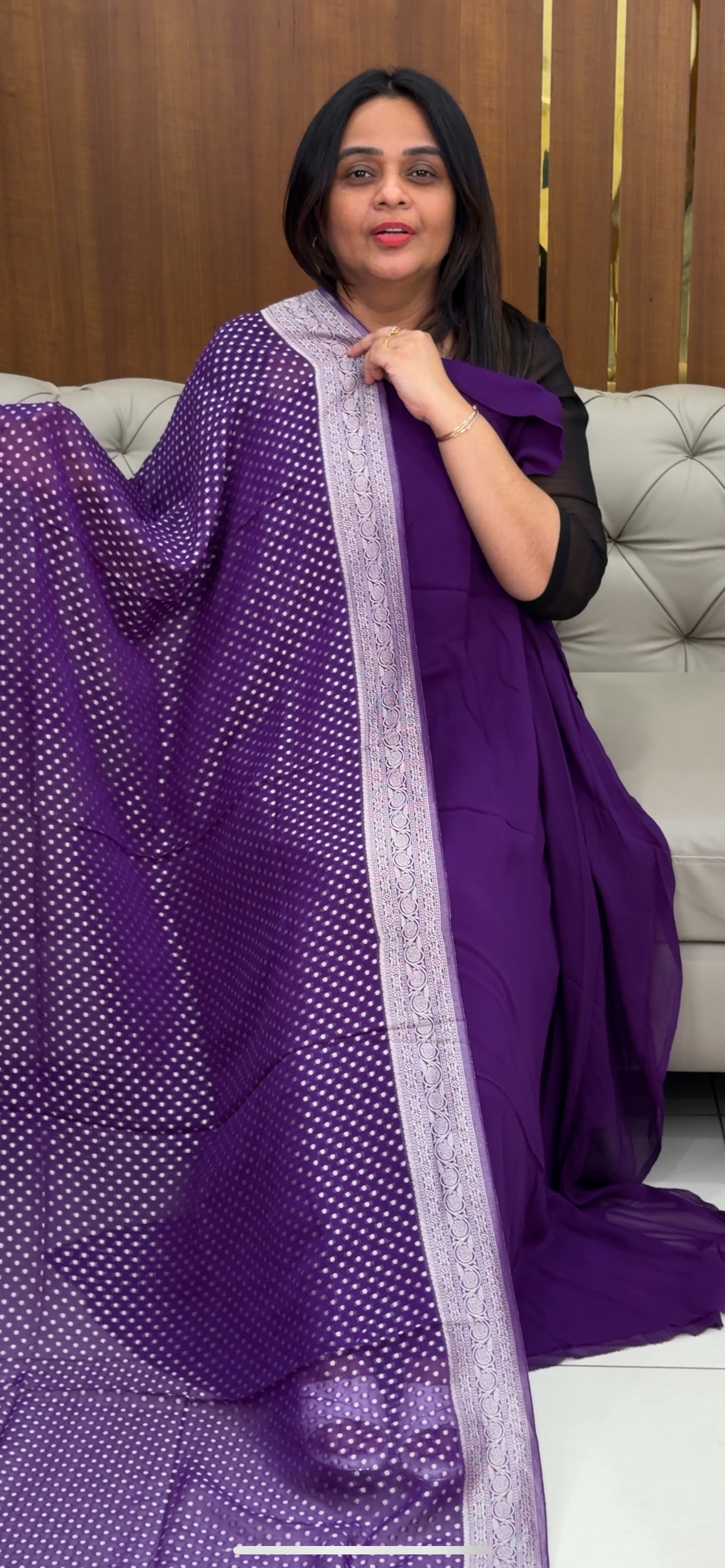 VISCOSE GEORGETTE UNSTITCHED SALWAR SUITS - IHA 29121