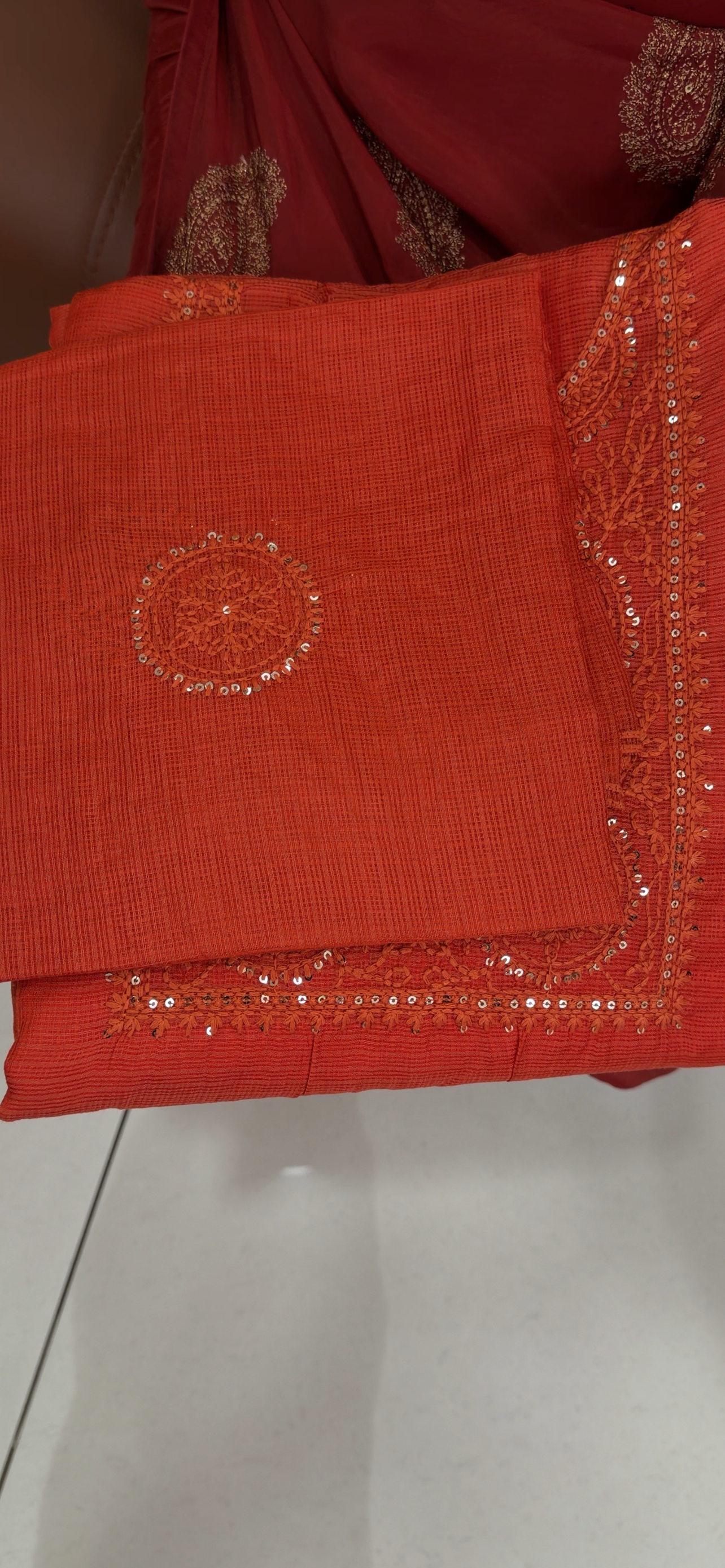 SILKY KOTA UNSTITCHED SALWAR SUITS - IHA 34706