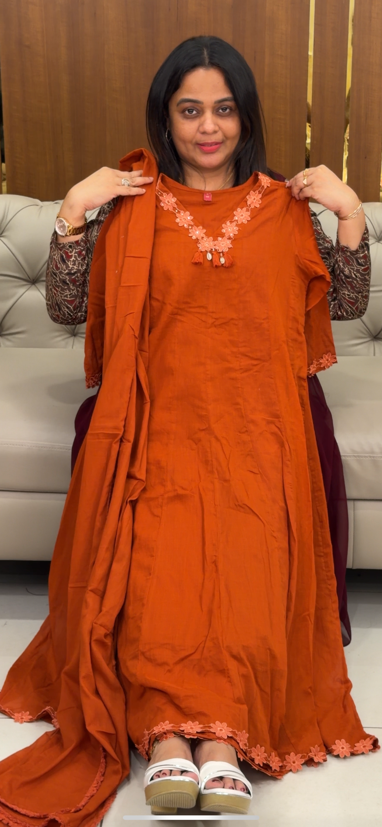 MUL MUL COTTON TOP, BOTTOM AND DUPATTA - IHA 29229