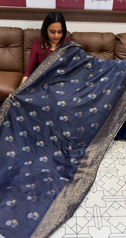 SEMI SILK SAREES - IHA 15829