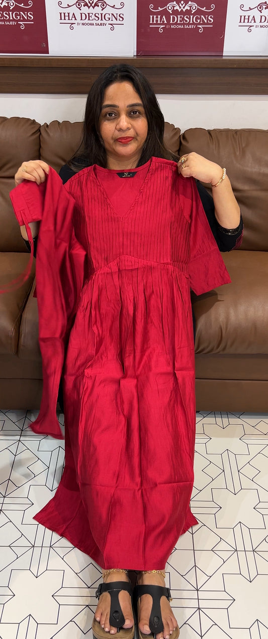SEMI RAW SILK CO-ORDS SETS - IHA 12422