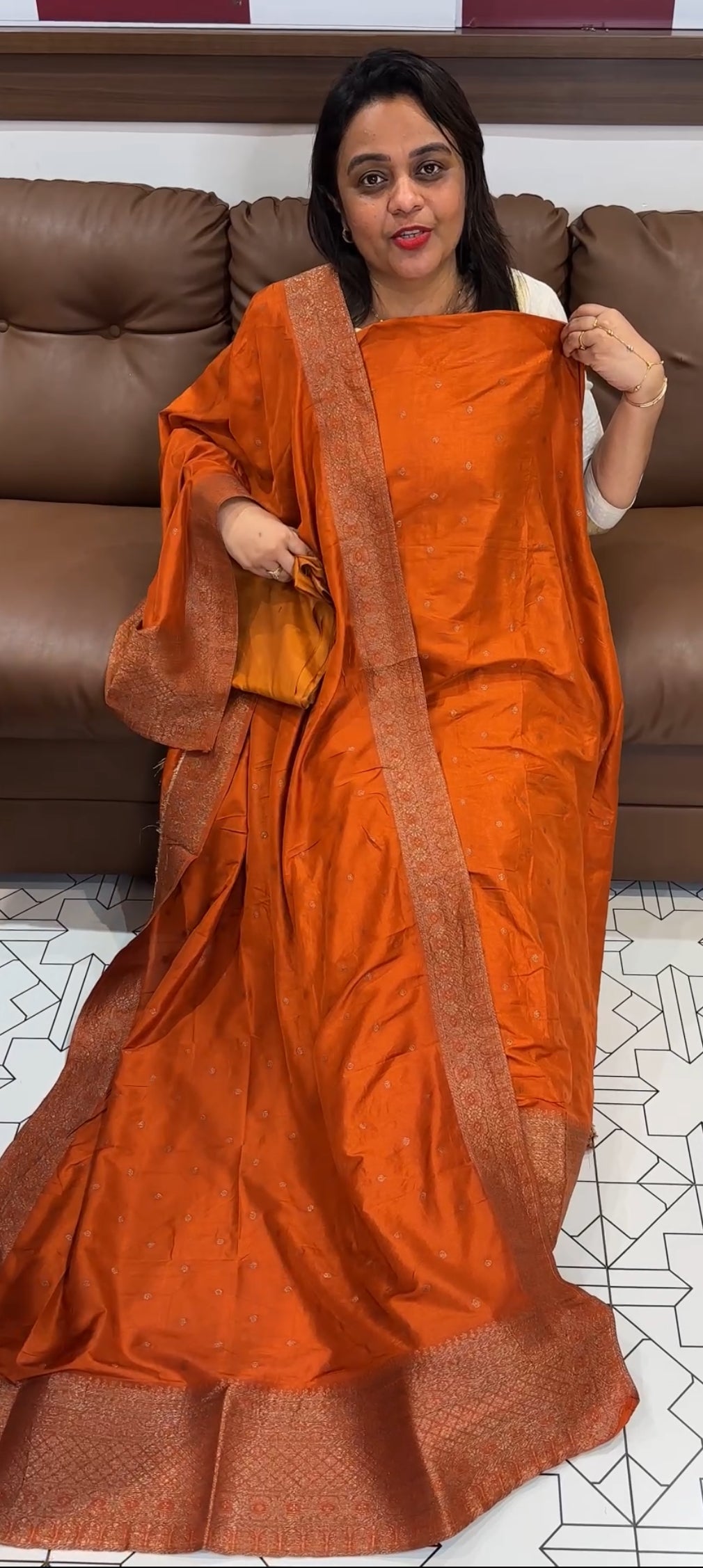 FORWARD SEMI BANARSI UNSTITCHED SALWAR SUITS - IHA 24696