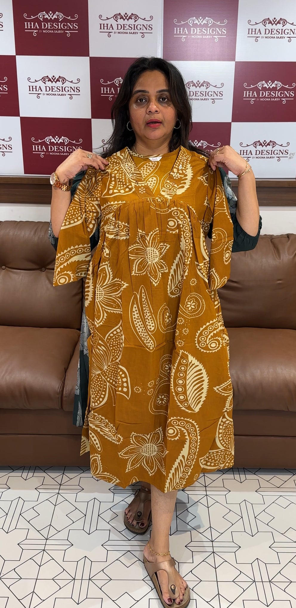 PRINTED COTTON FROCKS - IHA 26438