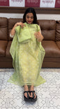 VISCOSE ORGANZA UNSTITCHED SALWAR SUITS - IHA 16661