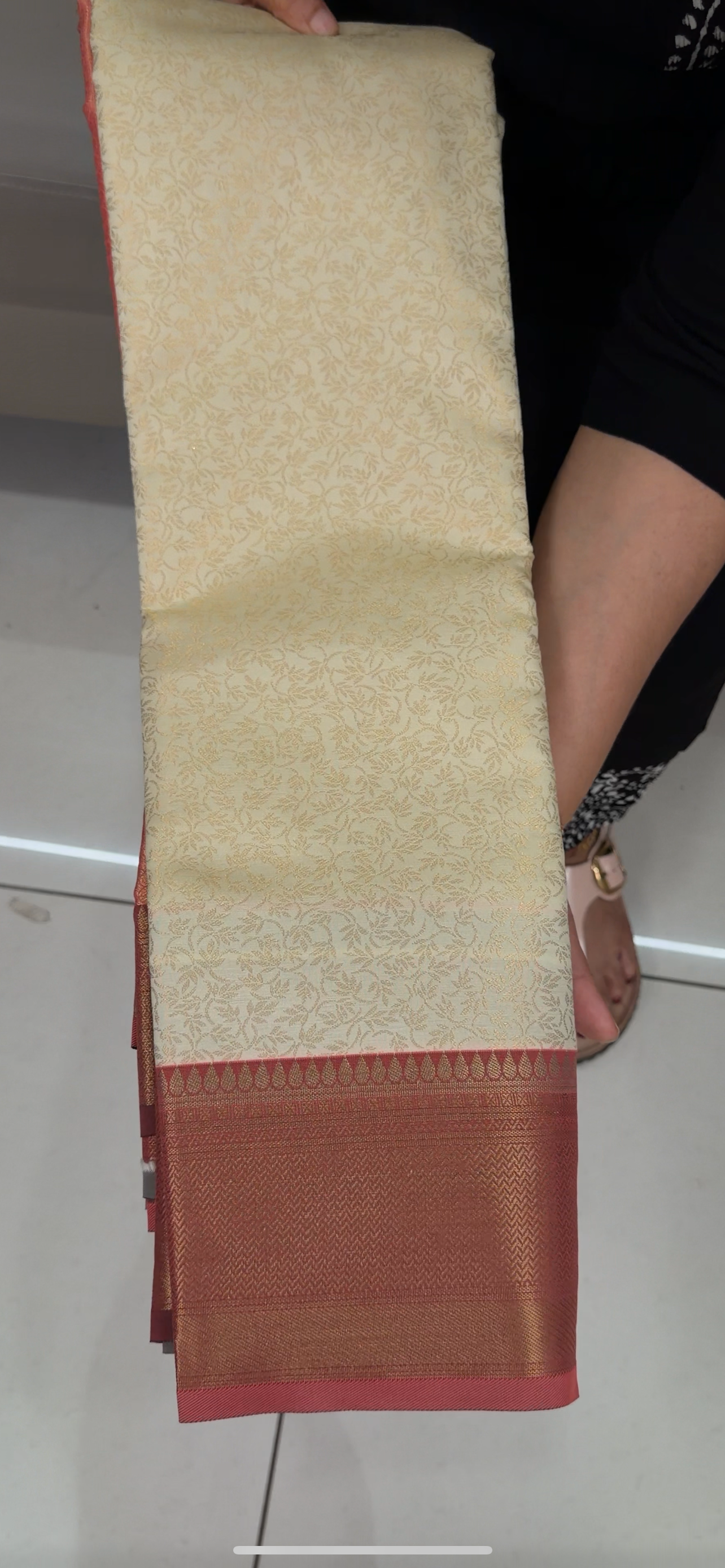 SEMI BROCADE SAREES - IHA 29182