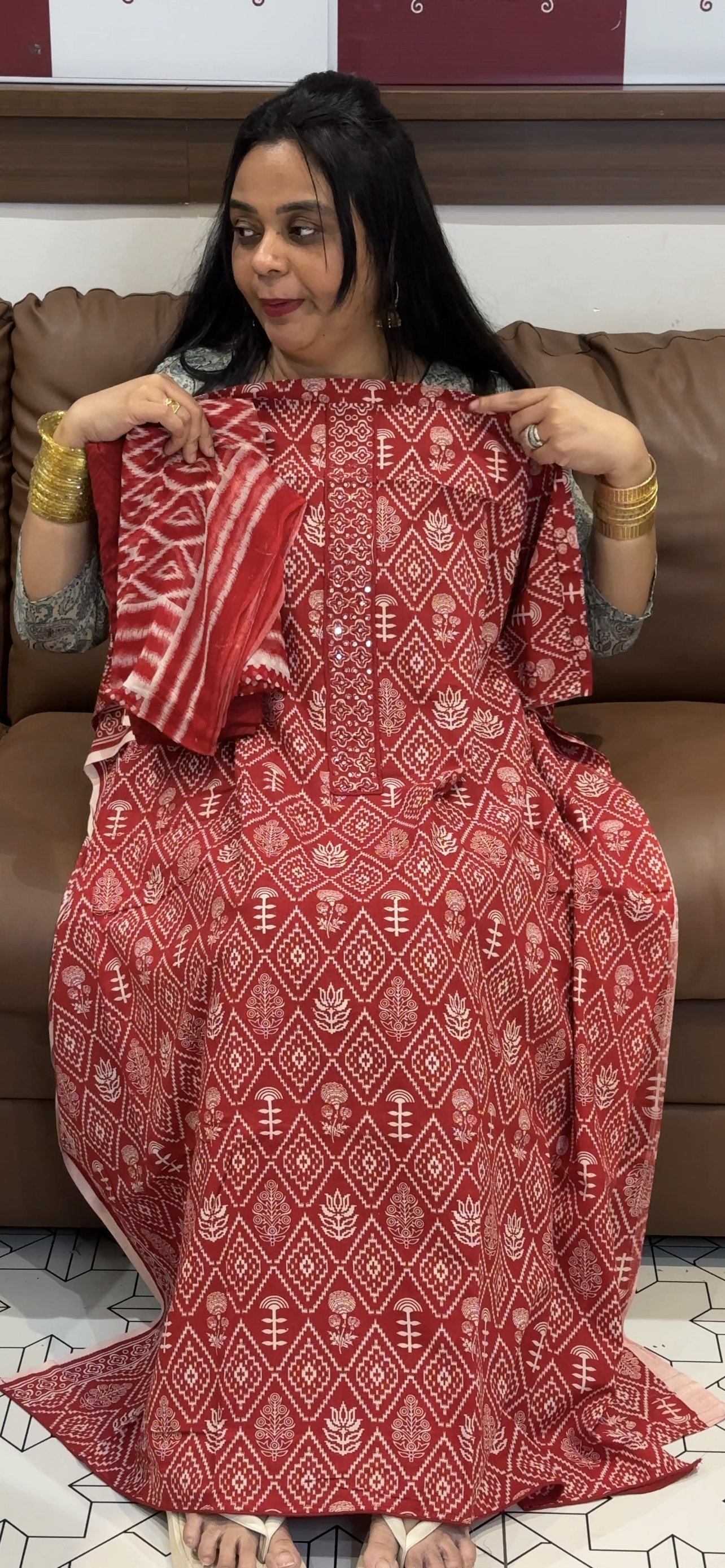 OFFER SALES UNSTITCHED SALWAR SUITS - IHA 34979