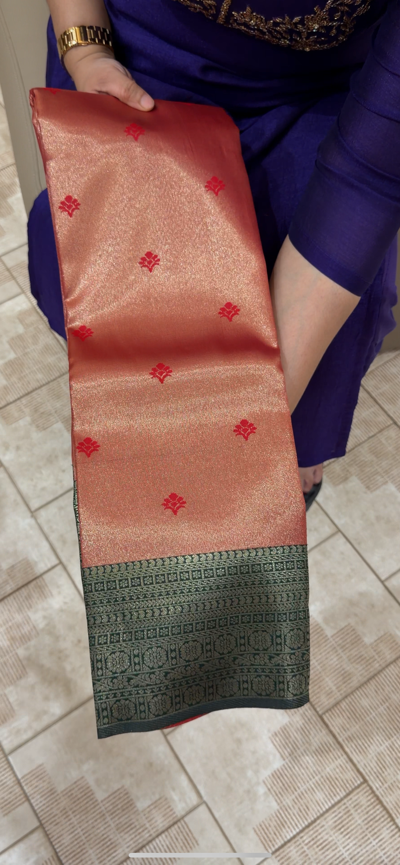 BUDGET BUY TISSUE SAREES - IHA 30397