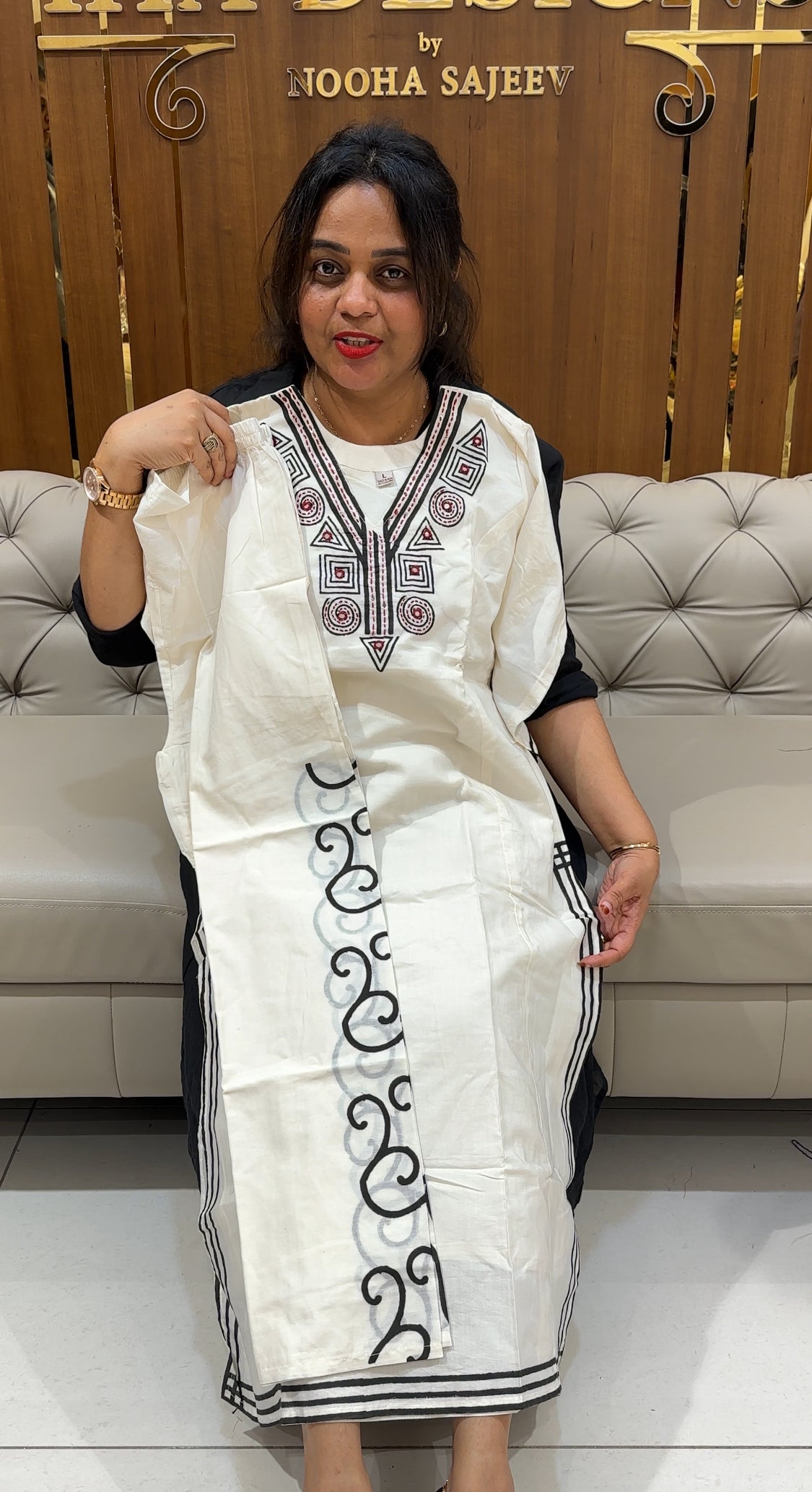 MUL MUL COTTON TOP AND BOTTOM - IHA 25105