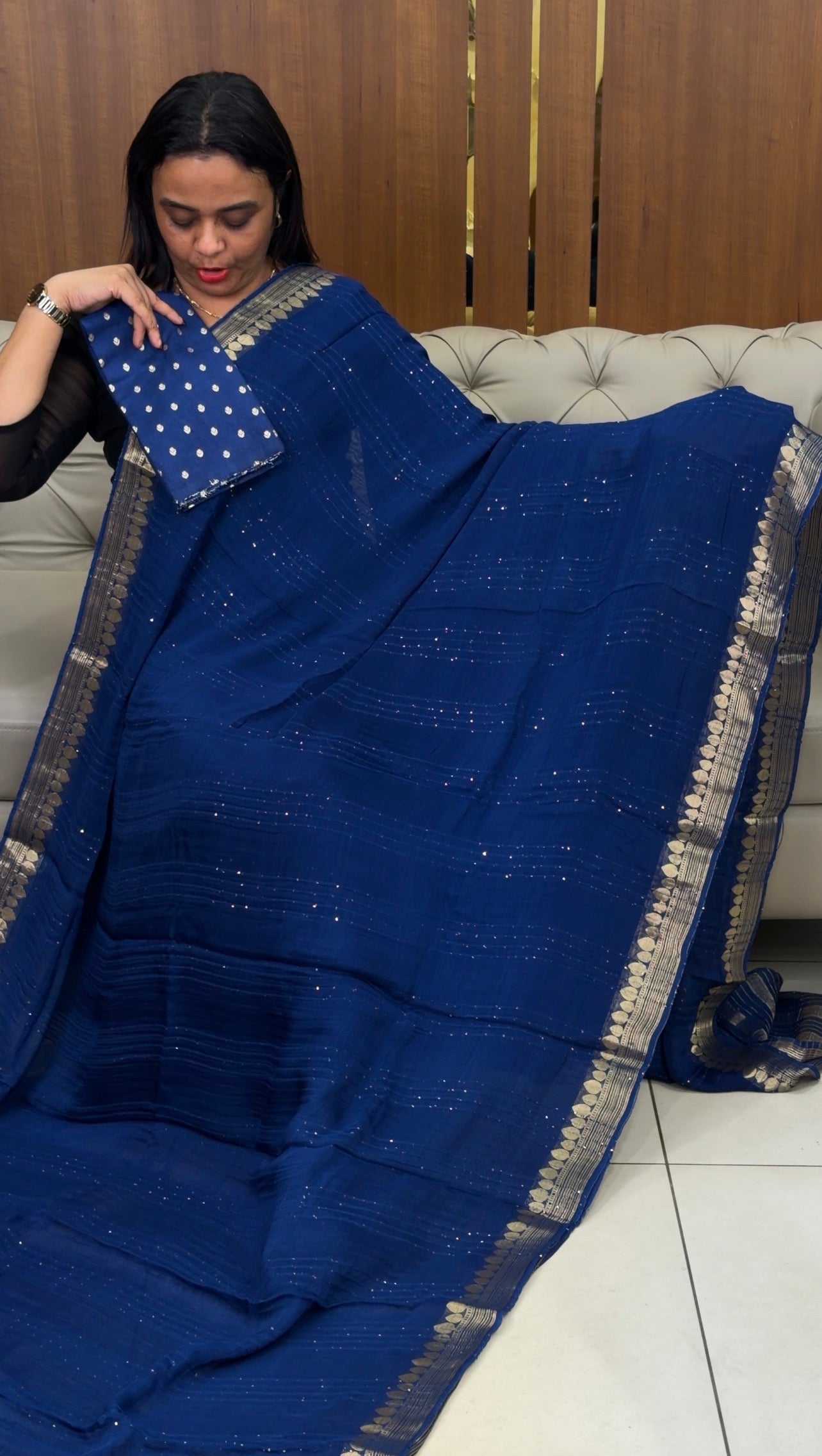 GEORGETTE SAREES - IHA 32579