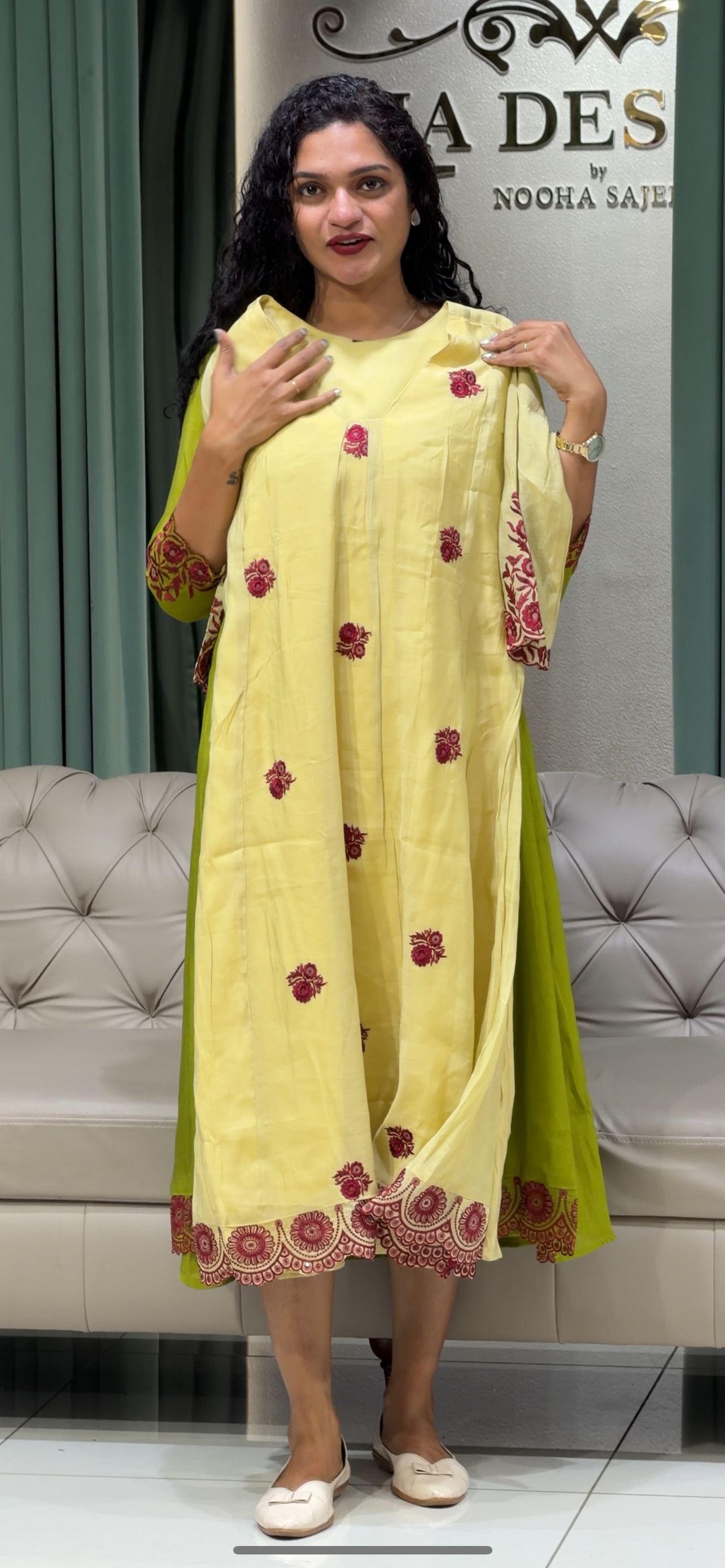 CHANDERI LONG TOPS - IHA 29804