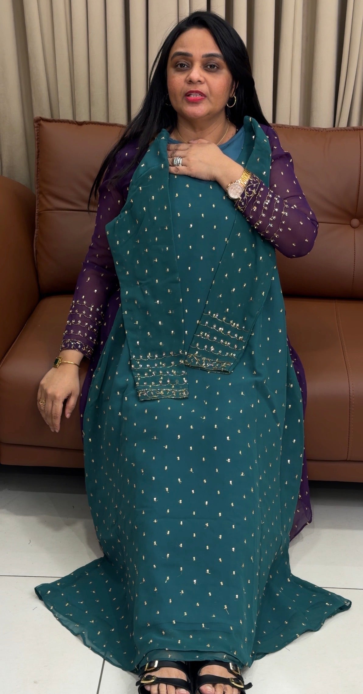 IHA'S IN-HOUSE HANDWORKED ALINE TOPS - IHA 34787